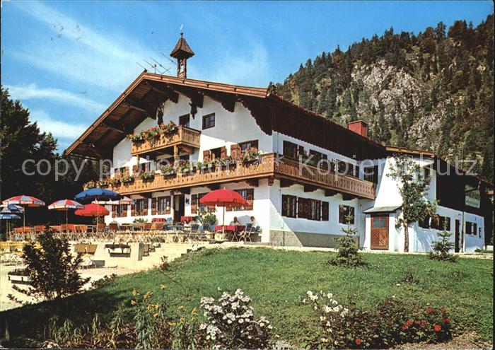 Reit Winkl Gasthof Restaurant Luftkurort Wintersportplatz Bayerische Alpen