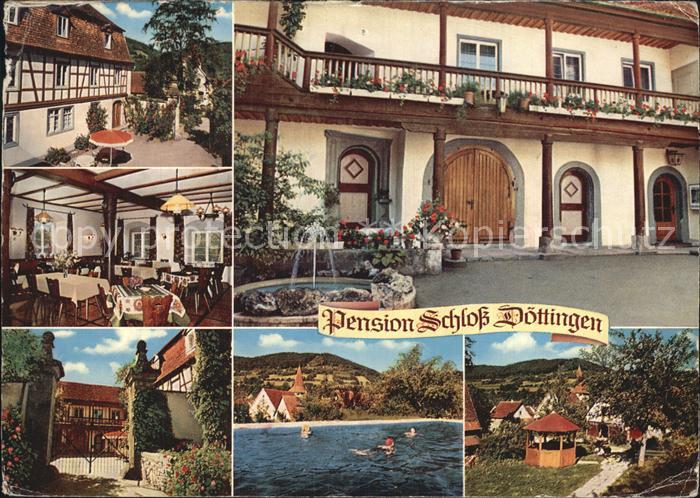 Doettingen Braunsbach Pension Schloss Schwimmbad