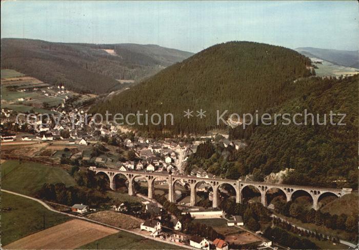 Willingen Sauerland Heilklimatischer Kurort Naturpark Diemelsee Viadukt Fliegera