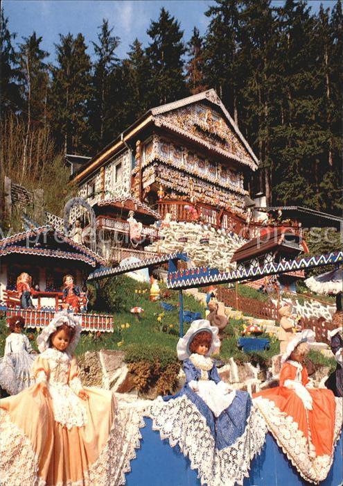 Saalburg Saale Saalburger Maerchenwald Puppen Freizeitpark mit Tiergehege