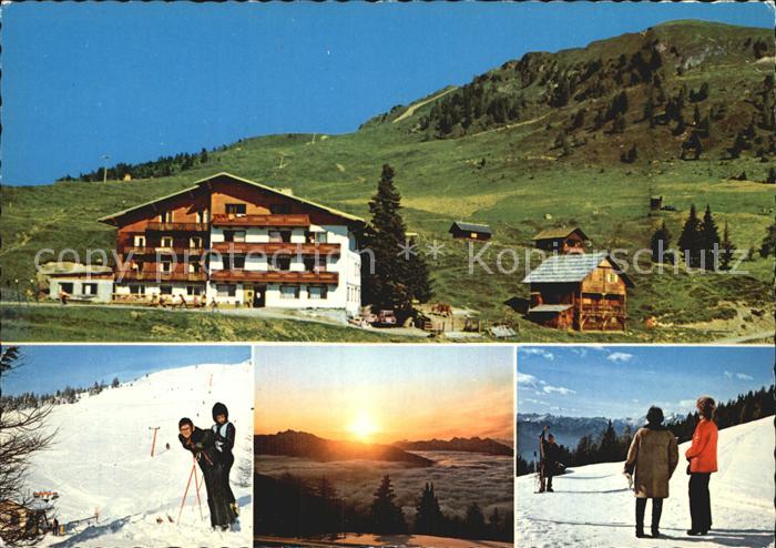 Greifenburg Pension Fichtenhain Wintersportplatz Wandergebiet Nebelmeer Sonnenau