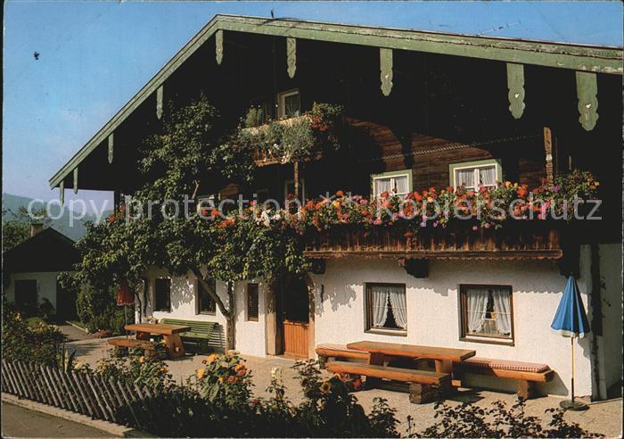 Ruhpolding Bayern Haus Epp Blumenschmuck