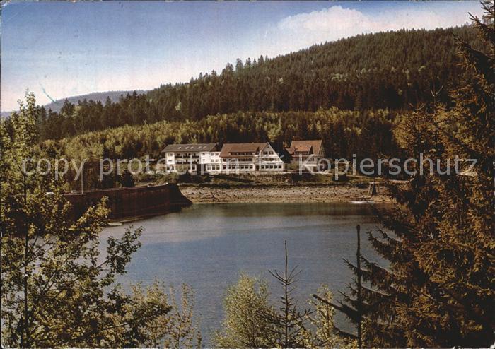 Schwarzenbach Forbach Hotel an der Talsperre Stausee Schwarzwald