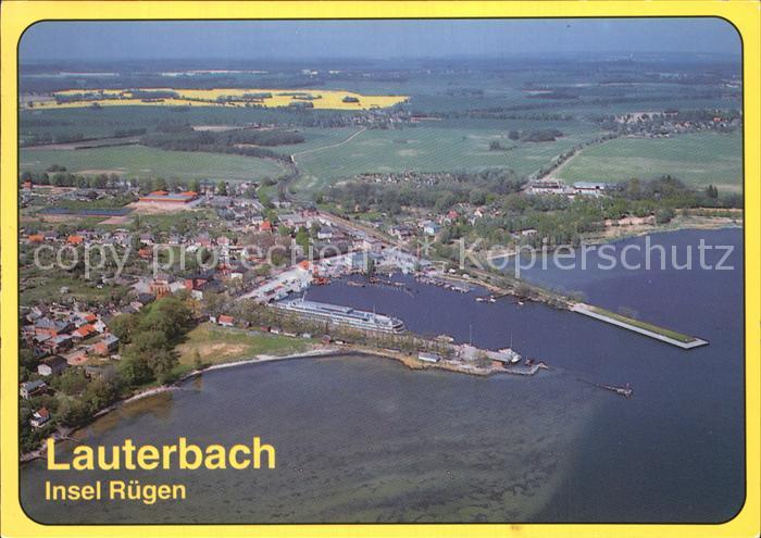 Lauterbach Ruegen Hafen Fliegeraufnahme