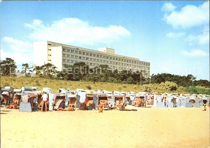 Zinnowitz Ostseebad FDGB Feriendienst IG Wismut Ferienheim Roter Oktober Strand