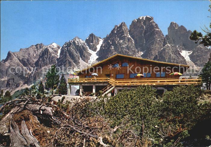 Cortina d Ampezzo Rifugio Faloria Berghuette Cristallo Dolomiten