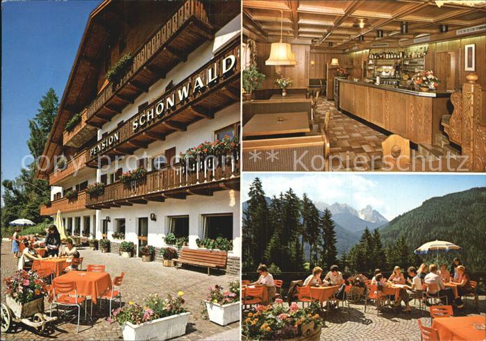 Welschnofen Suedtirol Pension Schoenwald