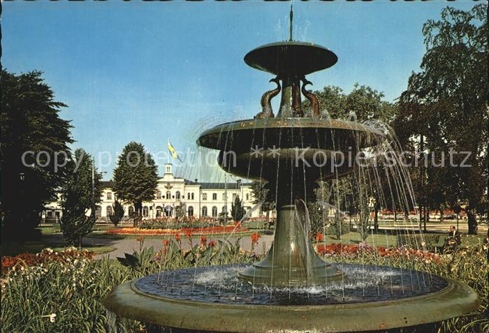 Norrkoeping Hauptbahnhof Springbrunnen