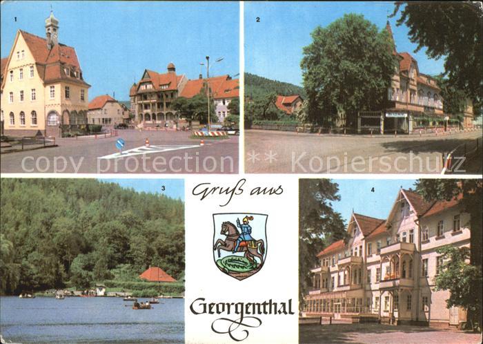 Georgenthal Gotha FDGB Heim Clara Zetkin Deutscher Hof Cafe Adler Kurhotel