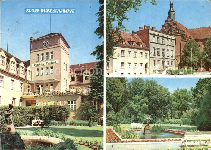 Bad Wilsnack Puschkin Kurhaus Rathaus Kurpark