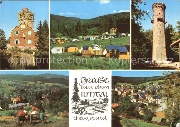 Ilmtal Hohe Warte Campingplatz Meyersgrund Kickelhahn Stuetzerbach