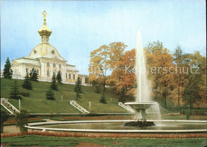 Petrodvorets St Petersburg Gebaeude Park