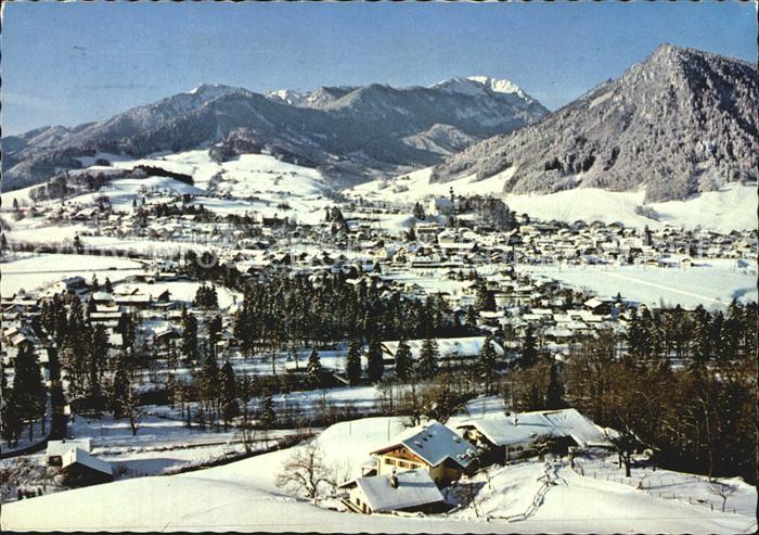 Ruhpolding Bayern Brandler Alm Hochfelln Winter