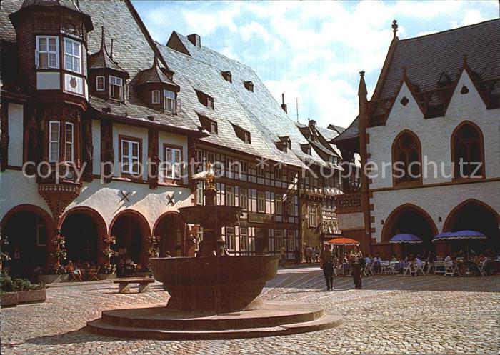 GOSLAR Harz Niedersachsen Marktbrunnen