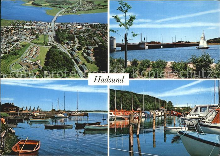 Hadsund Hafen Luftbild
