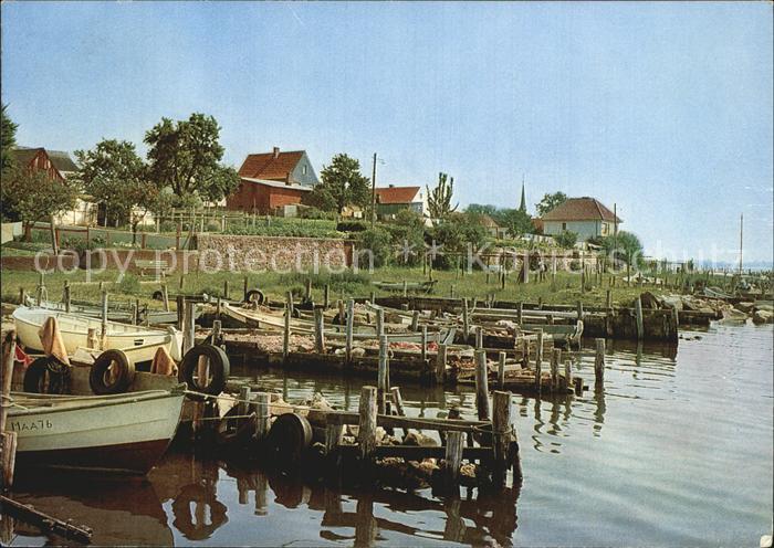 Maasholm Schlei Bootsanlegestelle