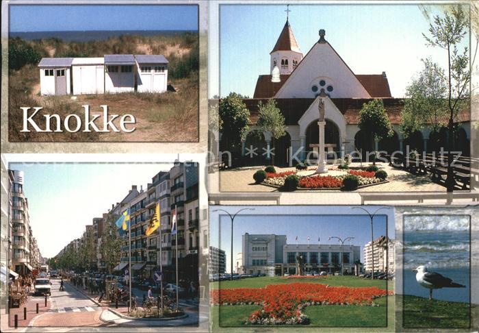 Zoute Knokke Kirche Stadtansichten
