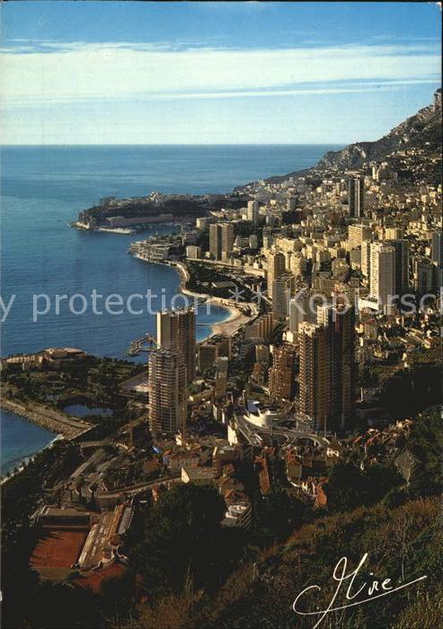 Monaco Luftaufnahme