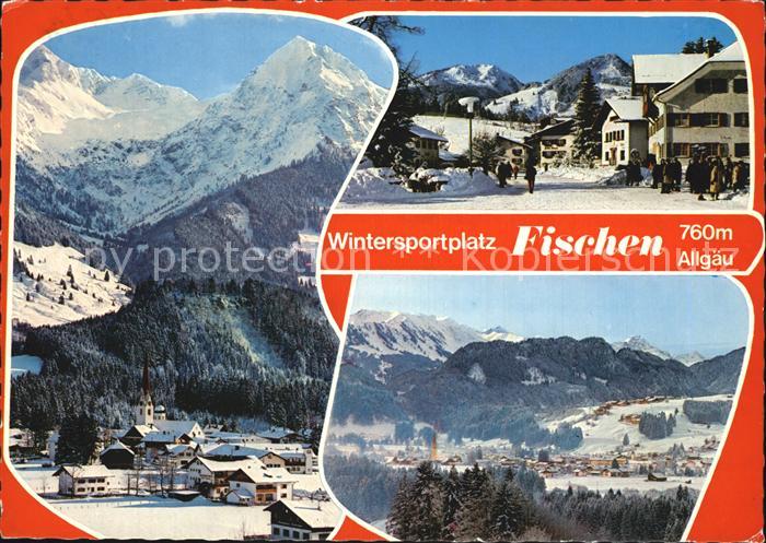 Fischen Allgaeu Wintersportplatz Panoramen