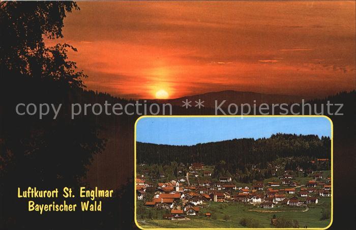 Englmar St Panorama Sonnenuntergang