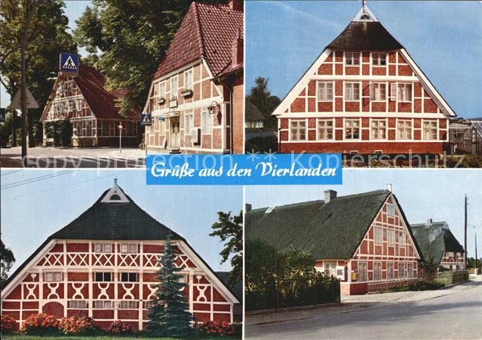 Vierlanden Fachwerkhaeuser