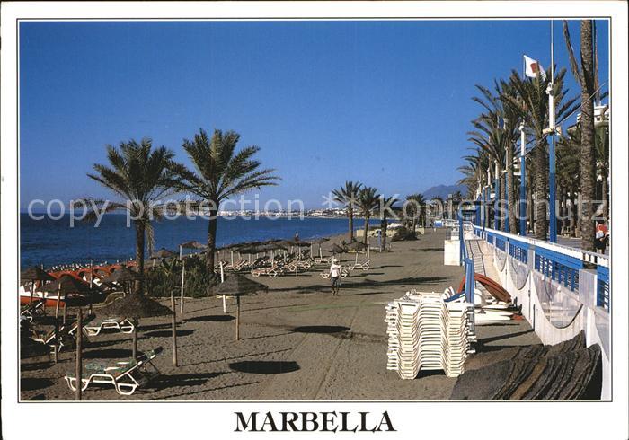 Marbella Andalucia Strandpromenade