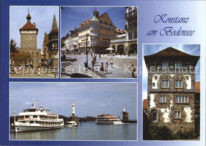 Konstanz Bodensee Schnetztor Marktstaette Hafen Hohes Haus