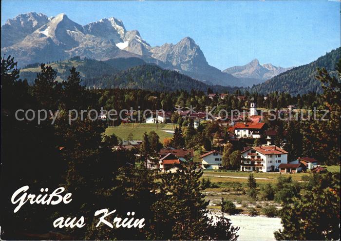 Kruen Alpspitze Zugspitze Waxensteine