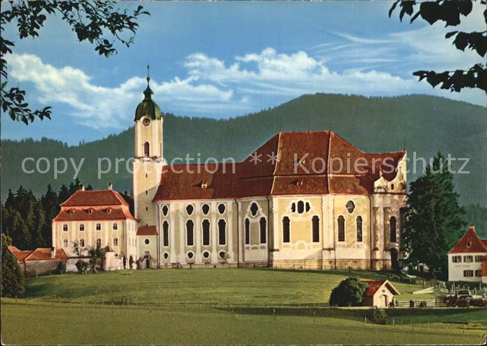 Wies Allgaeu Wallfahrtskirche zum gegeisselten Heiland