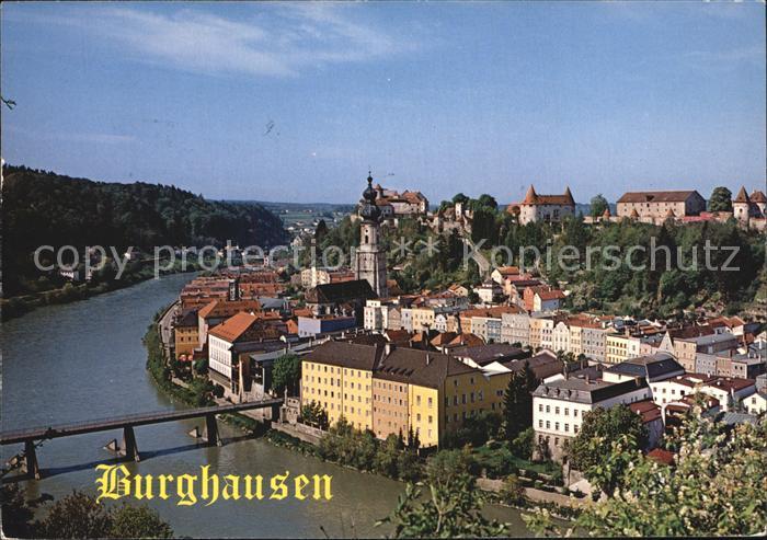 Burghausen Salzach Blick von Ach