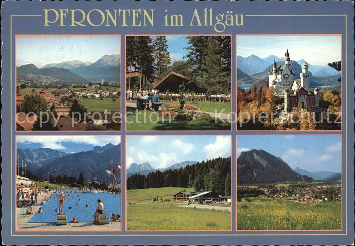 Pfronten Schloss Neuschwanstein Schwimmbad Panoramen