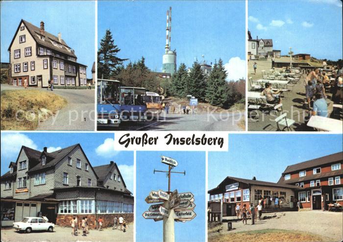 Inselsberg Schmalkalden Jugendherberge Theo Neubauer Berggasthof Terrasse Stoehr