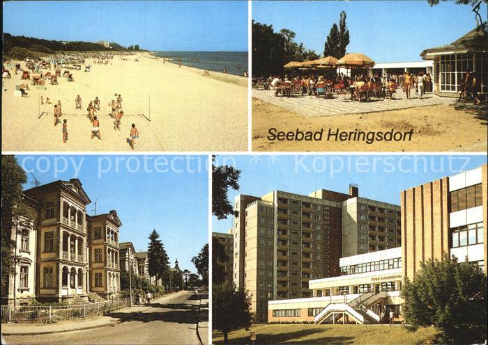 Heringsdorf Ostseebad Usedom Strand Cafe FDGB Urlauberrestaurant