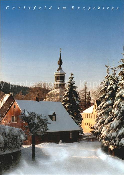 Carlsfeld Erzgebirge Winterlandschaft