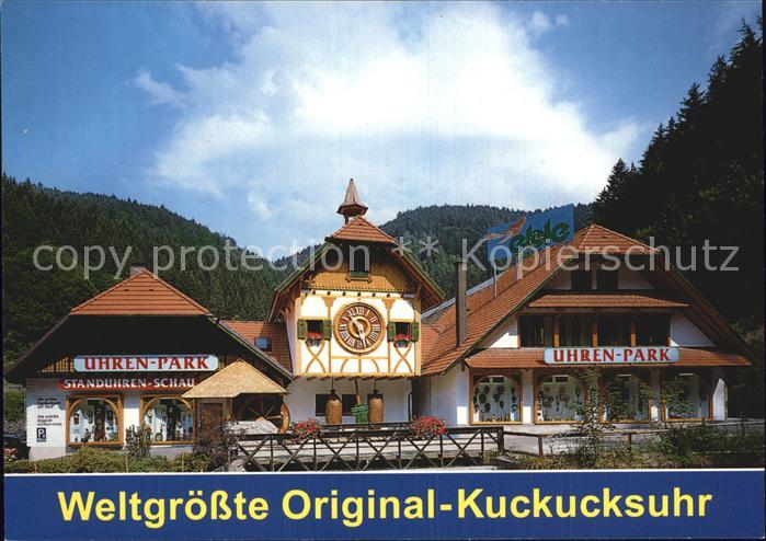 Triberg Schwarzwald Weltgroesste Original Kuckucksuhr Eble Uhrenpark