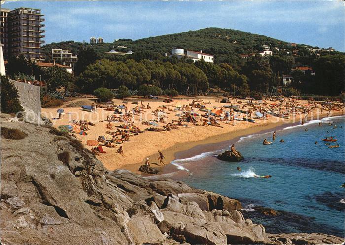 Playa de Aro Cataluna Strandpartie