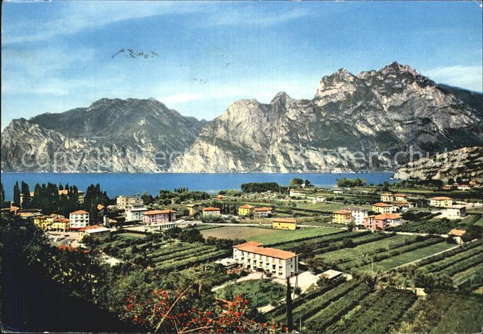 Torbole Lago di Garda Fliegeraufnahme mit Lago