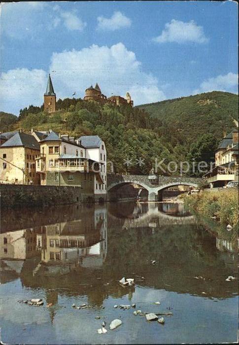 Vianden Pont de L Our et le Chateau