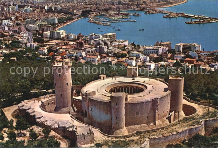 Palma de Mallorca Fliegeraufnahme Castillo Bellver