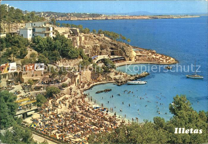 Illetas Fliegeraufnahme mit Strand