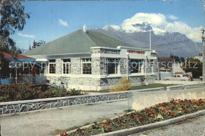Queenstown Otago Post Office with Cecil Peak