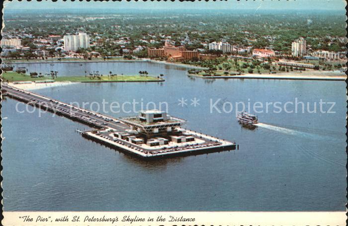 St Petersburg Florida Fliegeraufnahme with Pier