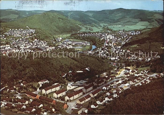 Plettenberg Fliegeraufnahme Kersmecke Eschensiedlung Eiringhausen