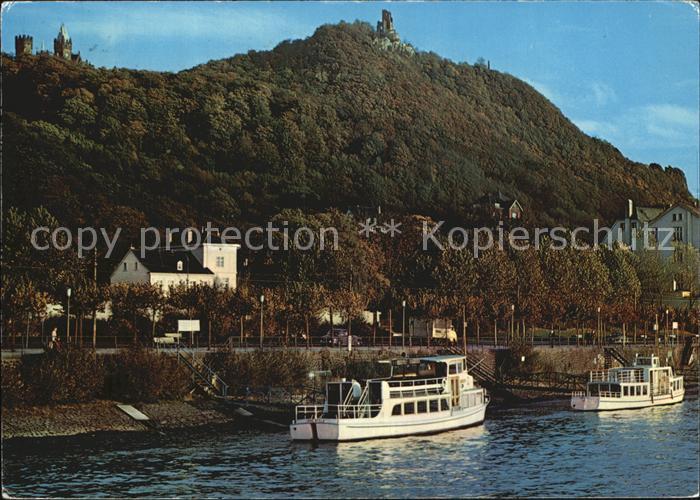 Koenigswinter Rheinpartie mit Drachenfels