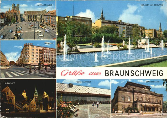 Braunschweig Markt Burgplatz Steinweg Bohlweg