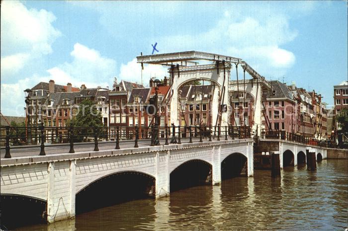 Amsterdam Niederlande Magere Brug over de Amstel
