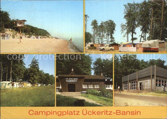ueckeritz Usedom Basnis Campingplatz Strand