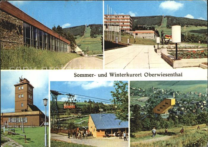 Oberwiesenthal Erzgebirge Erholungsheim IG-Wismut Fichtelberg Wetterwarte Sprung