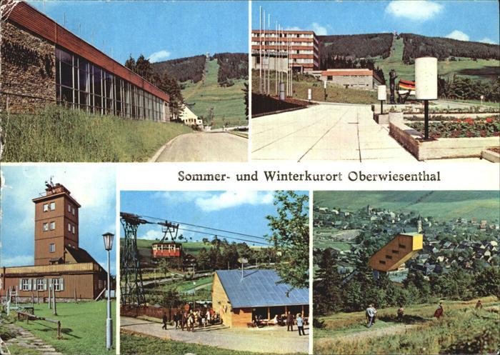 Oberwiesenthal Erzgebirge Erholungsheim IG-Wismut Fichtelberg Wetterwarte Sprung