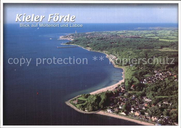 Moeltenort Laboe Kieler Foerde Fliegeraufnahme